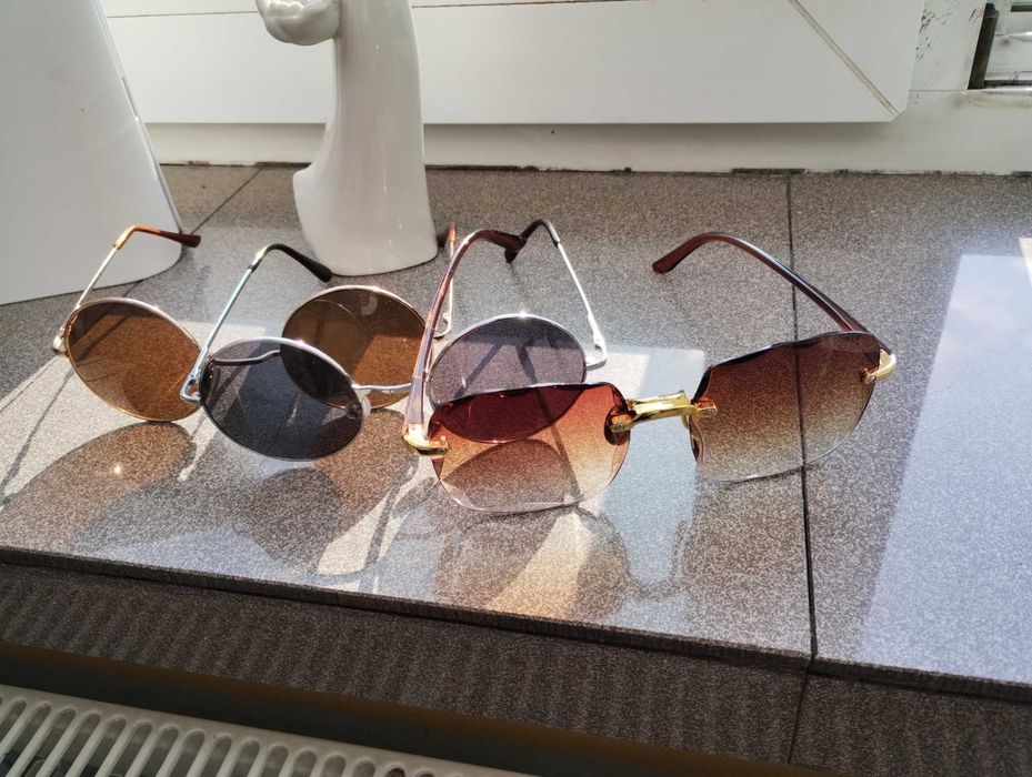 okulary przeciwsłoneczne komplet