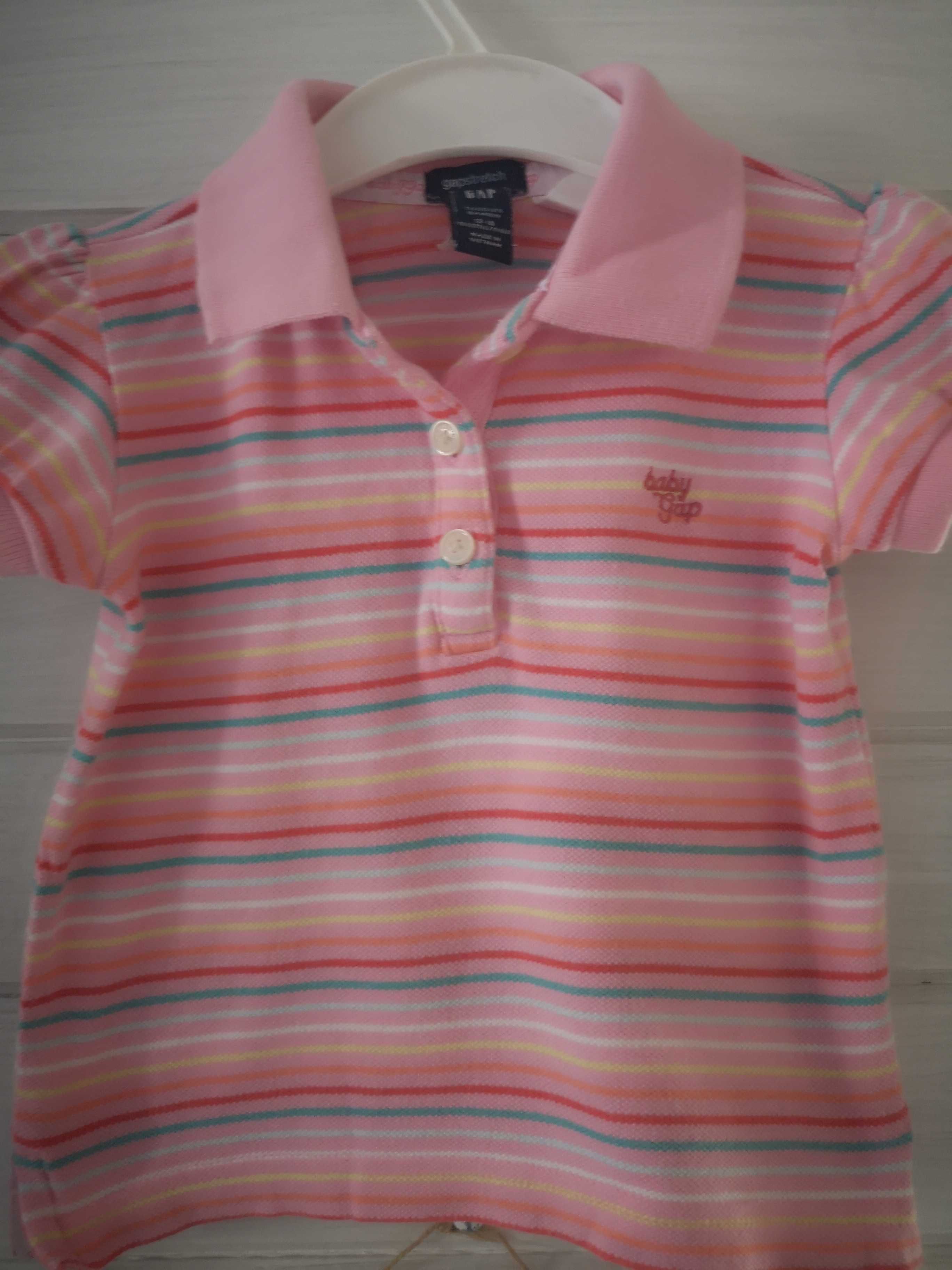 Gap- sliczna koszulka polo-  12-18 m-cy