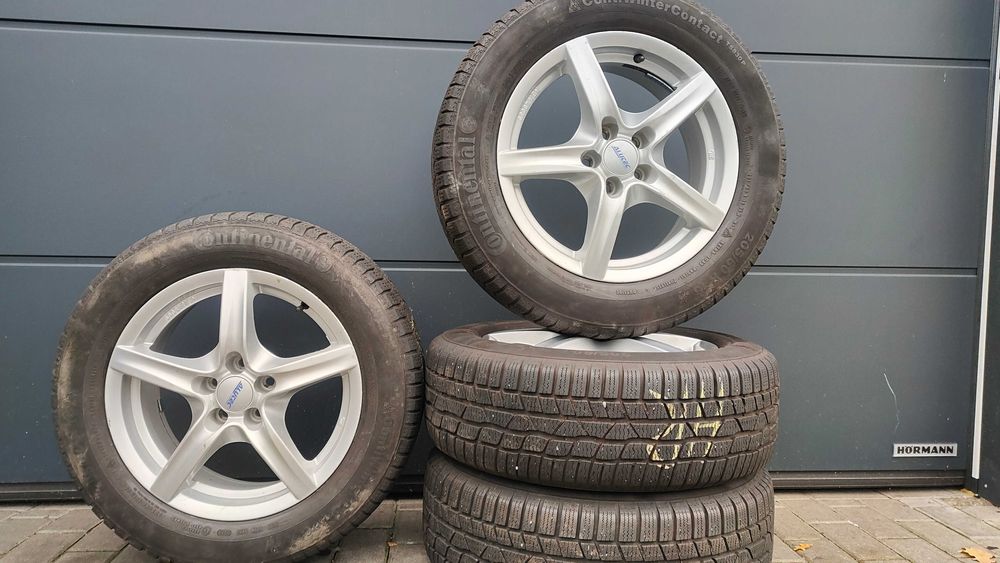 Felgi Koła Zimowe VW T-Cross Skoda Scala Kamiq 205/60/16 Continental