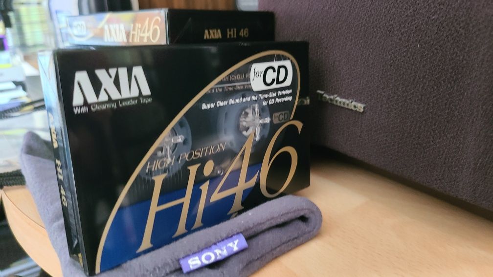 Новые Редкие Аудиокассеты AXIA Hi 46 Made in Japan 1990