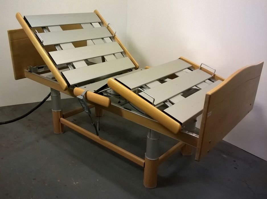 Łóżko rehabilitacyjne domowe elektryczne na pilota montaż transport