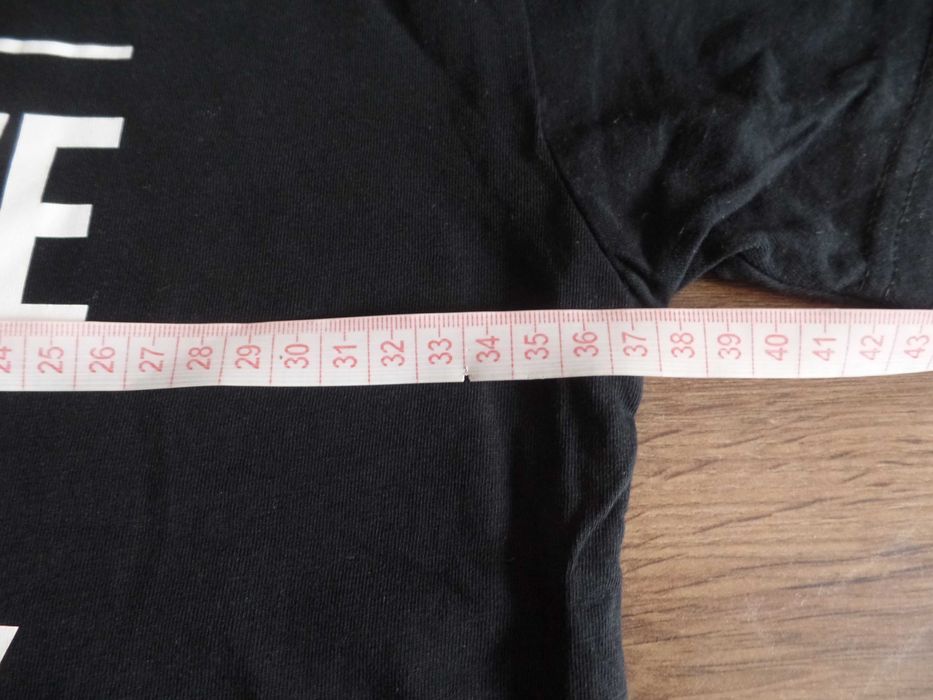 Czarna bluzka krótki rękaw t-shirt Move Your Body R. 7-8 lat