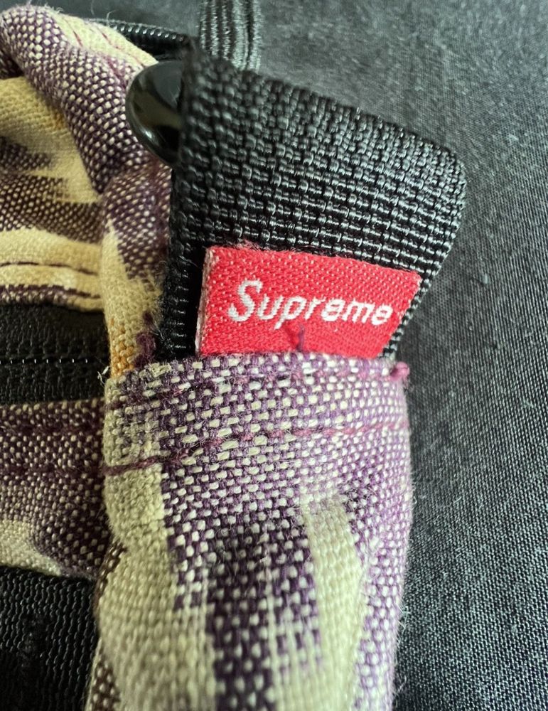 Supreme SS12 Purple Native Shoulder Side Bag