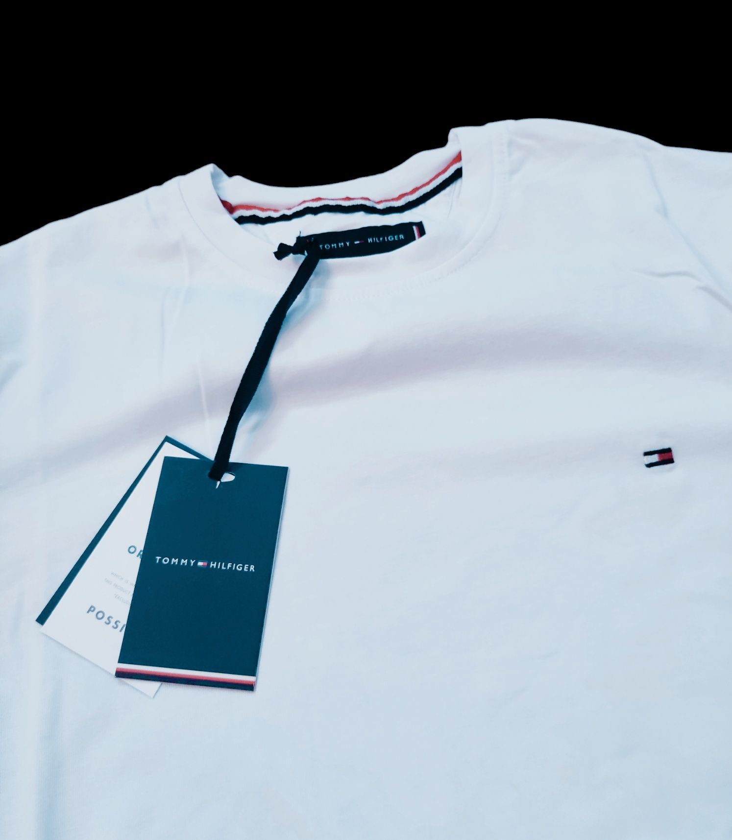 Tommy Hilfiger klasyk T-shirt męski rozmiar XXL promocja