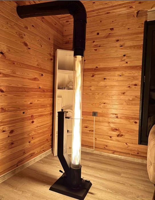 Печь обогреватель уличная, садовая, террасная и для дома, на пеллетах