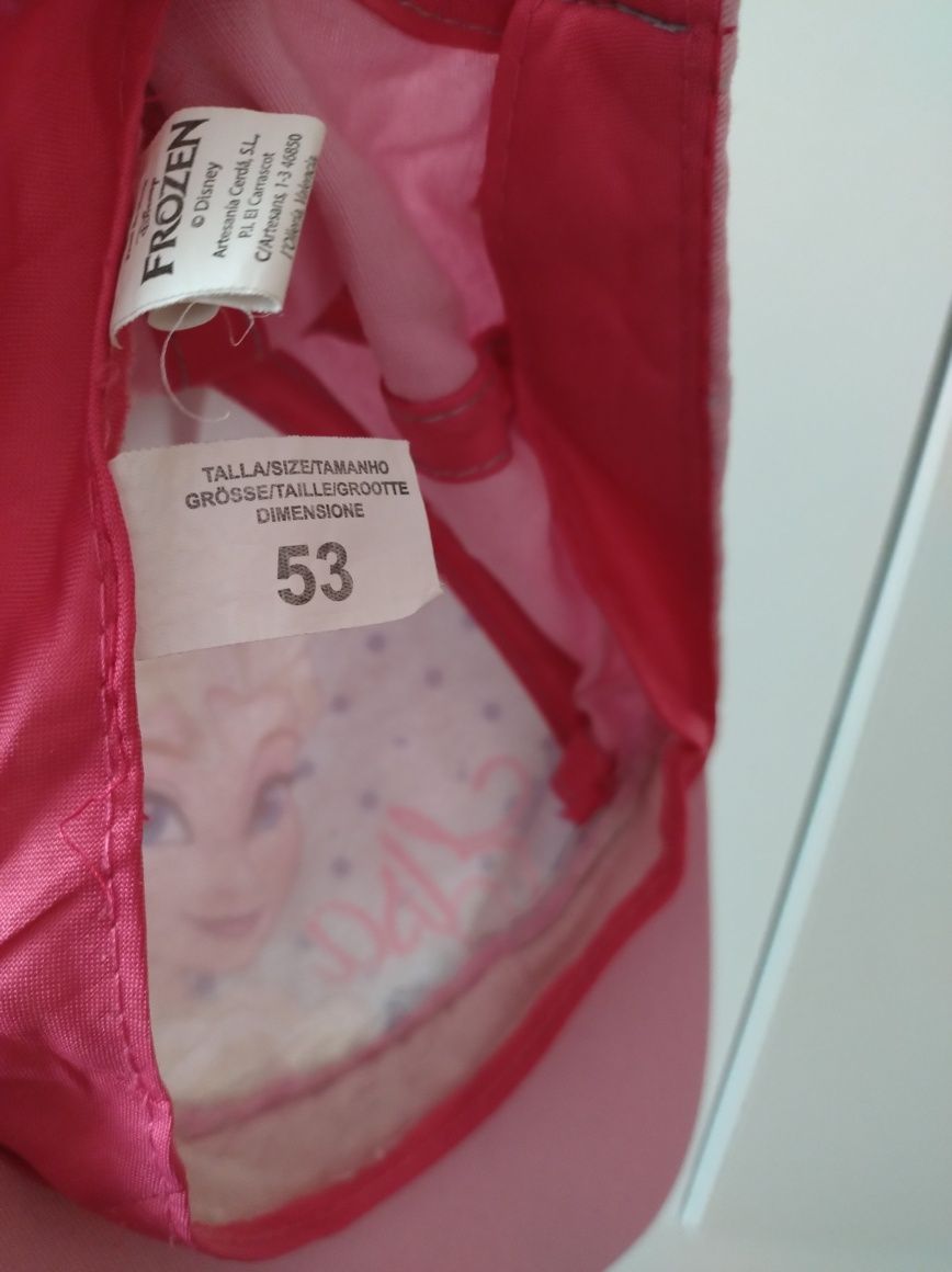 Czapka z daszkiem dla dziewczynki Kraina Lodu