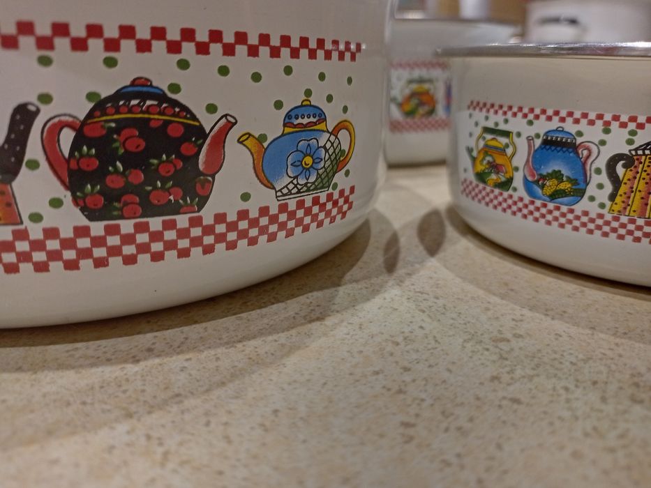 Garnki/miseczki metalowe