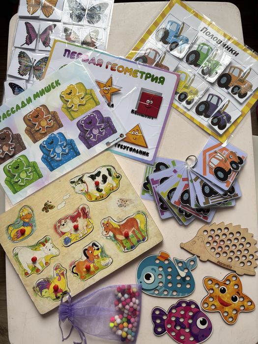 Розвиваючі іграшки, лот іграшок, сортер, ковчег