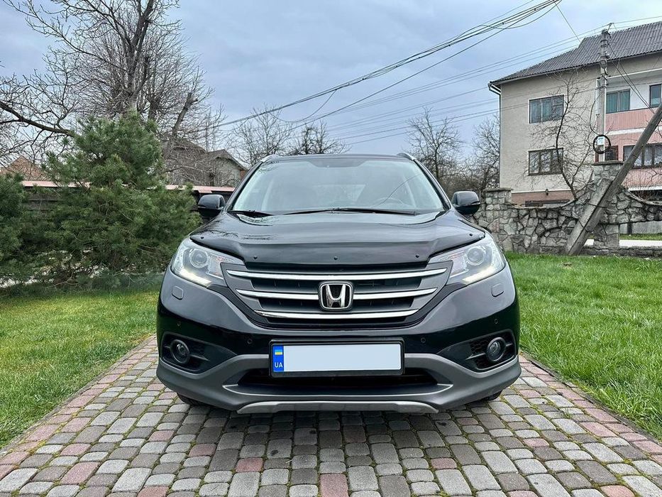 Honda CRV Дефлектор капота (мухобойка) EuroCap