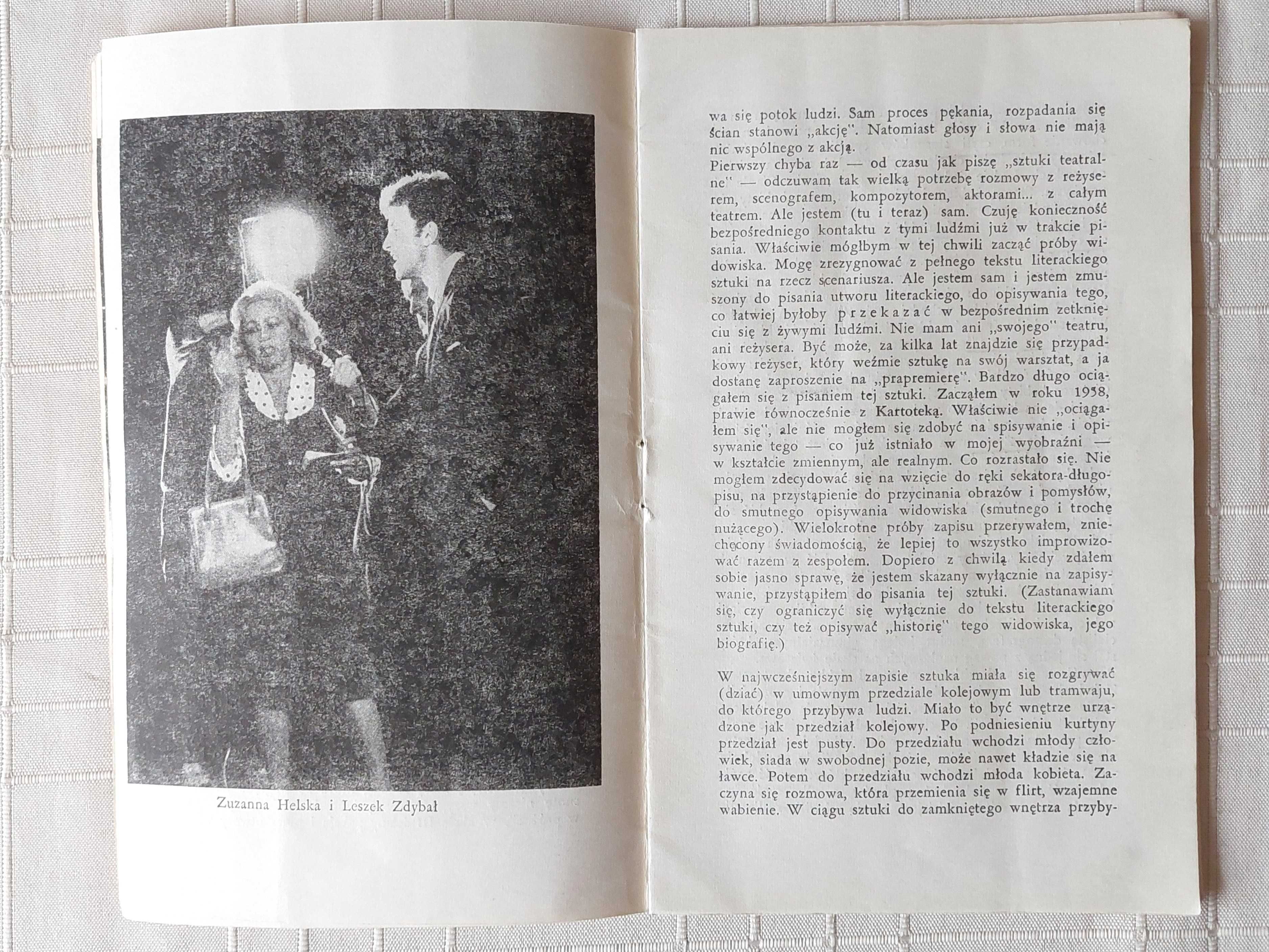 Program teatralny - "Przyrost Naturalny" (Teatr Współczesny Wrocław)