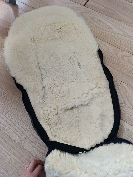 Конверт футмуфт чохол зимовий овчина в автолюльку kaiser