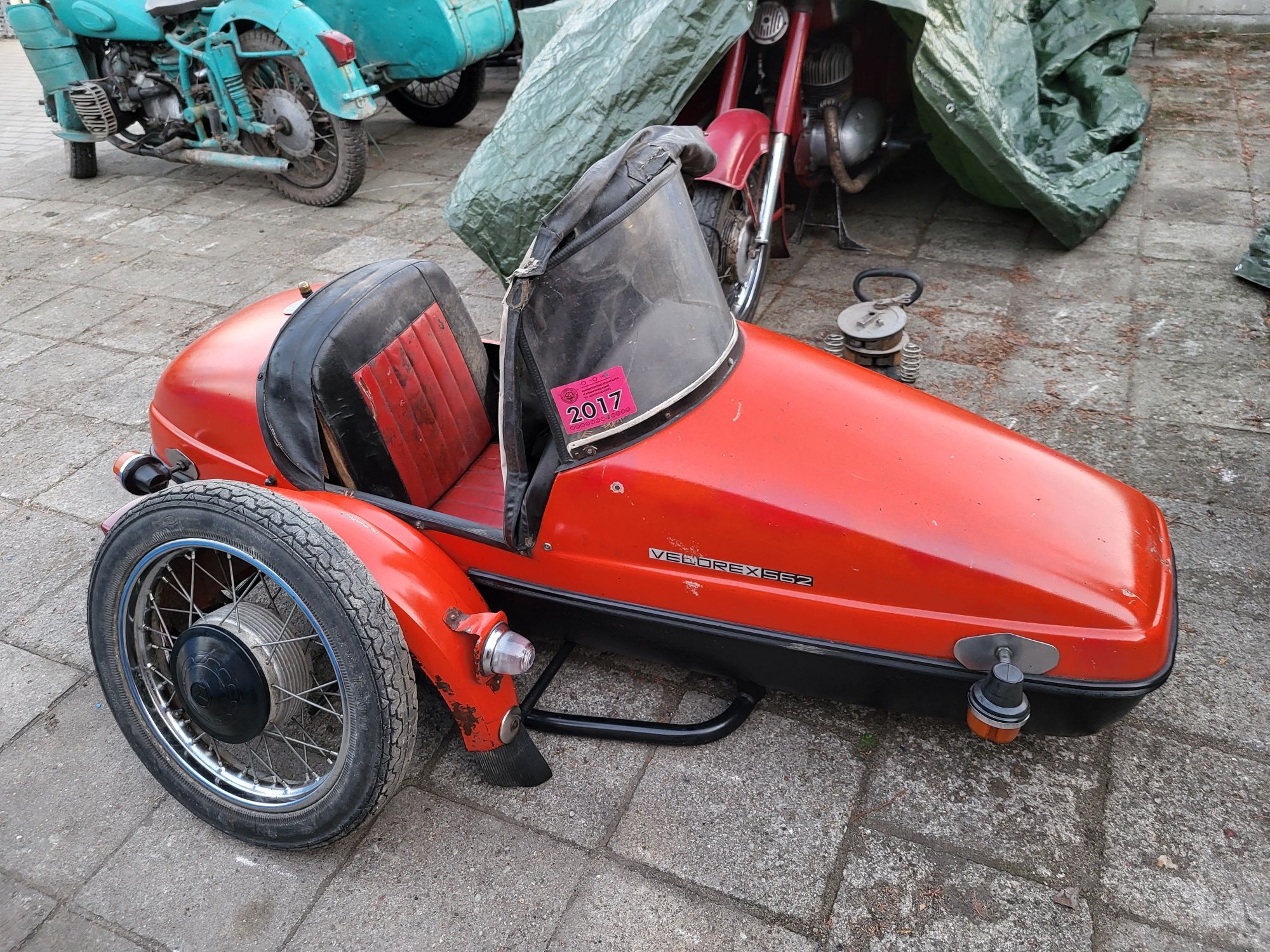Wózek velorex 562 kosz gondola jawa
