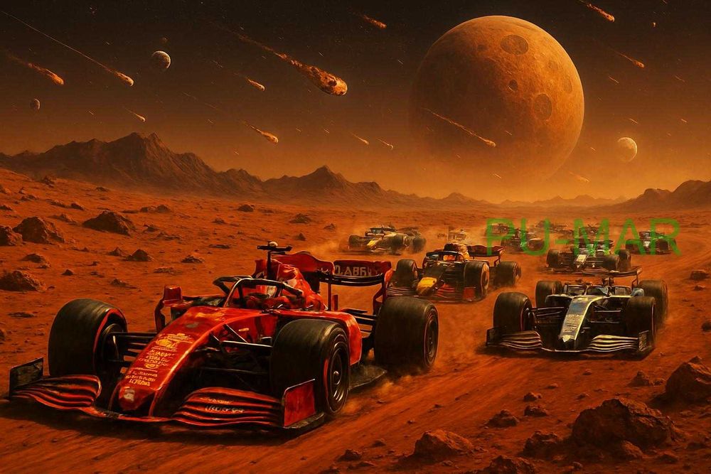 Opłatek na tort Urodziny Wyścig Formuła F1 Mclaren Ferrari Mercedes