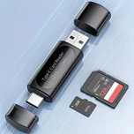 Leitor de Cartão USB Micro SD, Adaptador 4 em 1  - Leitor SD/MICROSD.
