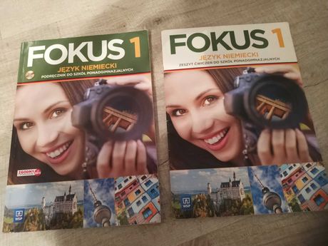 Fokus 1 podręcznik i zeszyt ćwiczeń do języka niemieckiego+płyta CD.