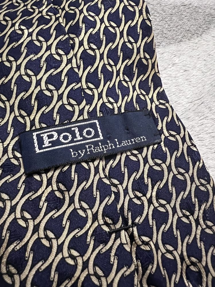 Polo Ralph Lauren krawat vintage tie silk jedwab