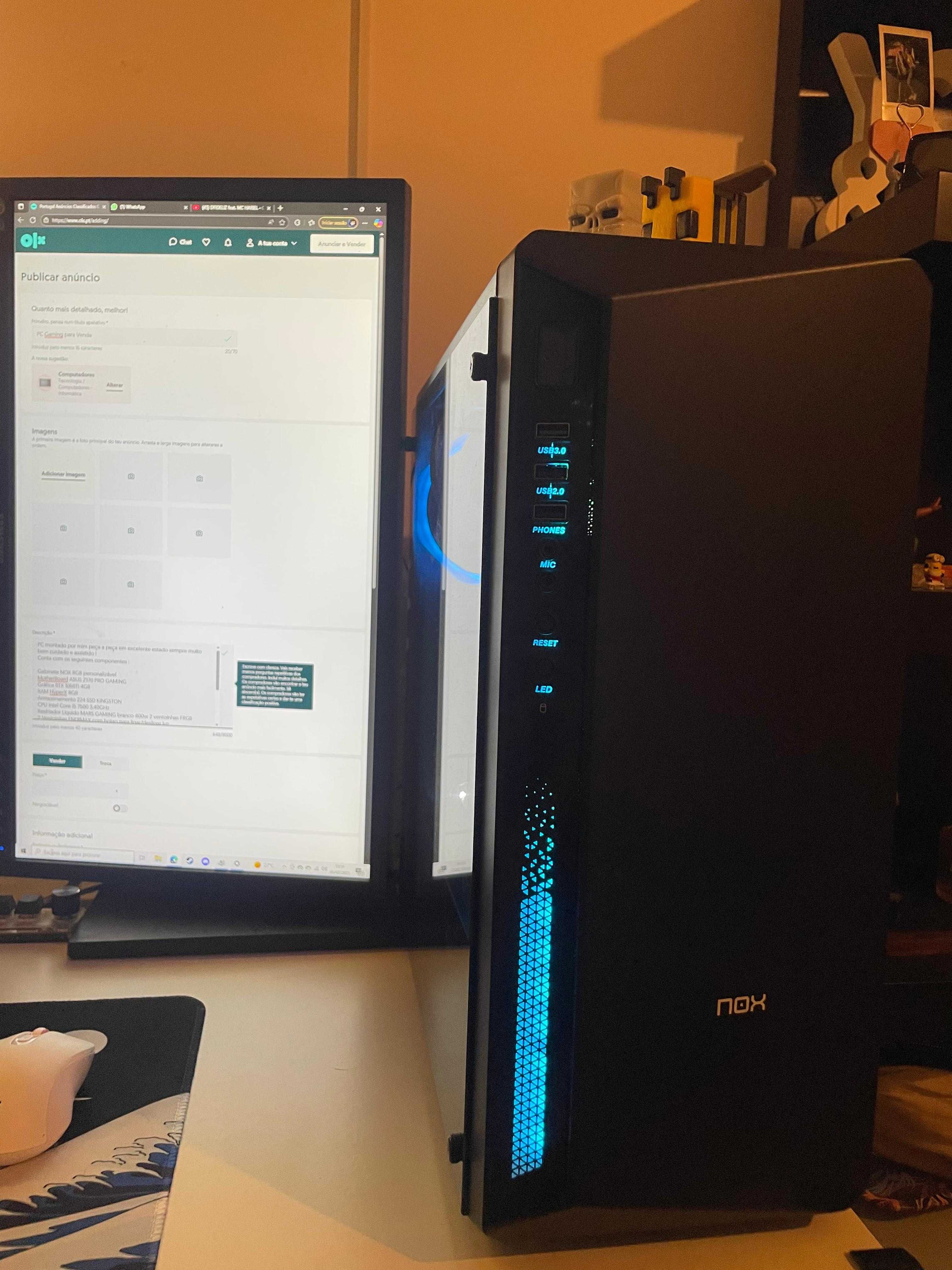 PC Gaming + Vários Acessórios