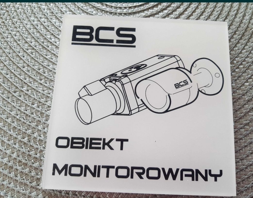 Tabliczka obiekt monitorowany BCSy