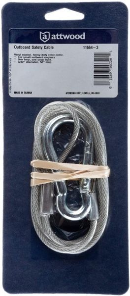 Kabel stalowy Attwood 3/32 "x 50" 11664-3