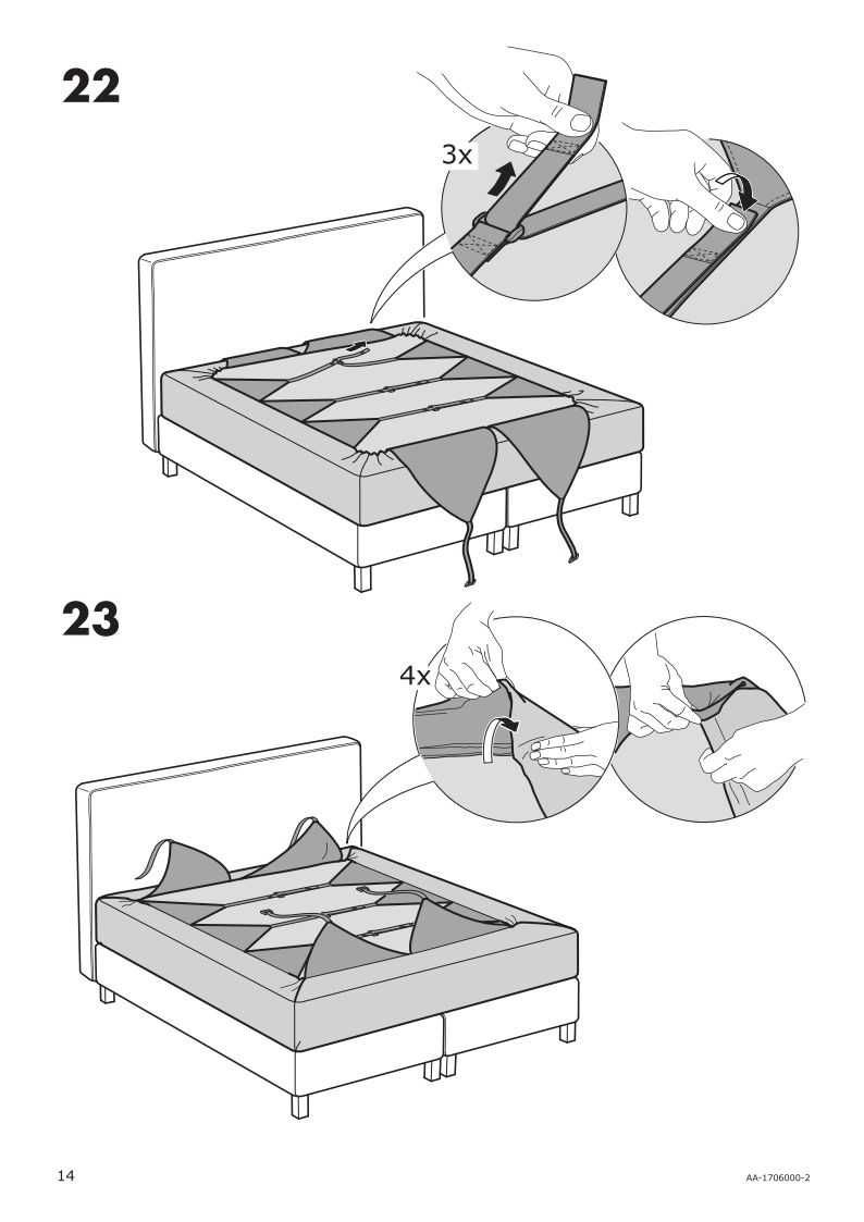 Nowe DUNVIK 200 X 180 cm IKEA 504.653.27 niebieskie pokrycie łóżka