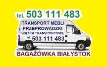 Transport Mebli Przewóz Rzeczy Bagażówka Bus Białystok Tanio