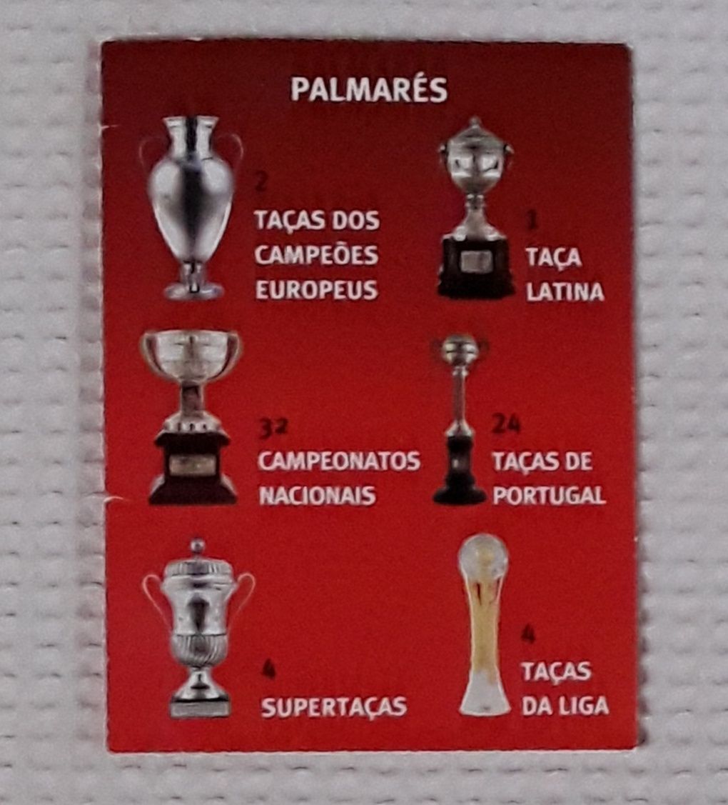 Calendário de bolso Liga 2012, 2013 S L Benfica