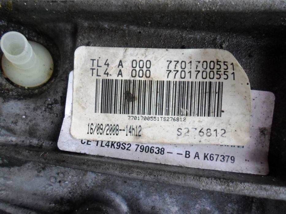 Кпп коробка передач TL4A000 6-ступка Renault Kangoo 2 рено кенго 156