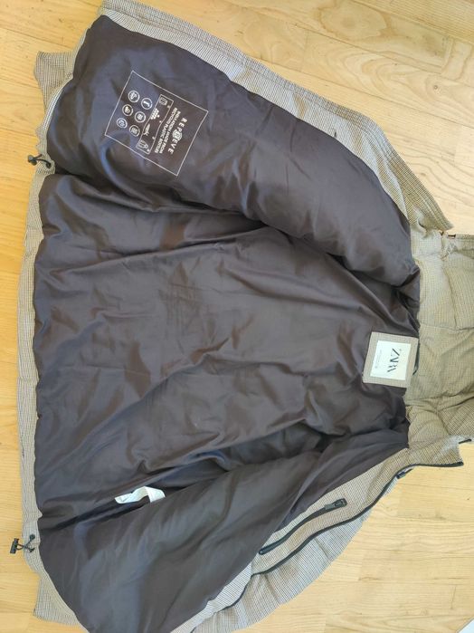 Kurtka puchowa ZARA 44/XL/męska/zimowa