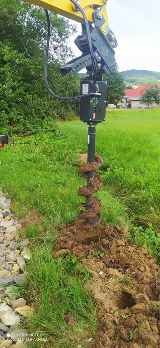 WIERTNICA hydrauliczna Dołownik WOM TRAKTOR KOPARKA ładowarka PRODUCEN