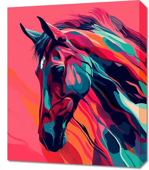 Obraz 50x60cm Wieje Wiatr w Grzywie