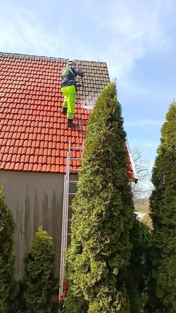 Malowanie Mycie Dachów każdego rodzaju Mycie l dachówki impregnacja
