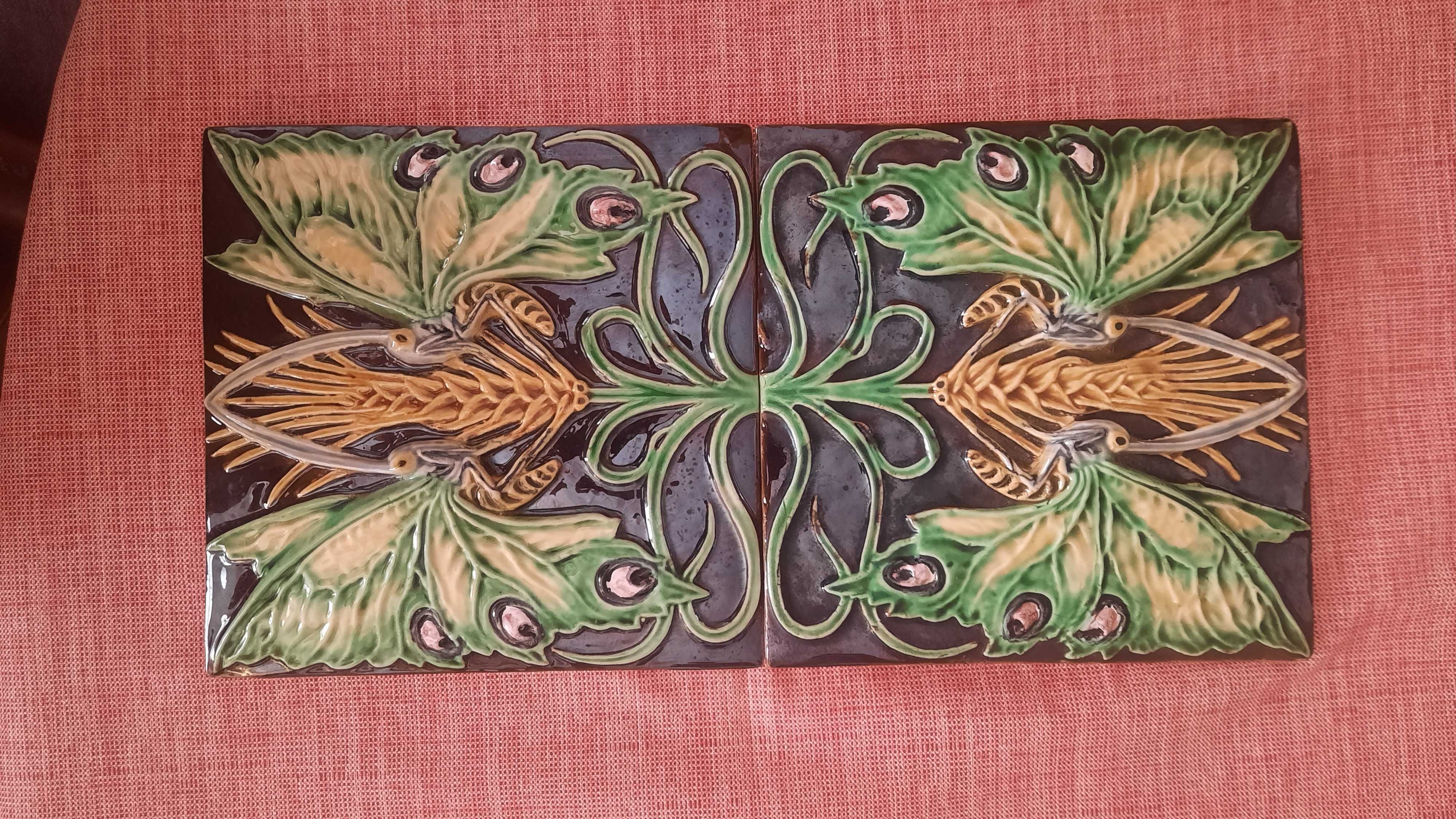 3 Azulejos Bordalo Pinheiro