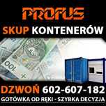 Skup kontenerów biurowych magazynowych socjalnych sanitarnych