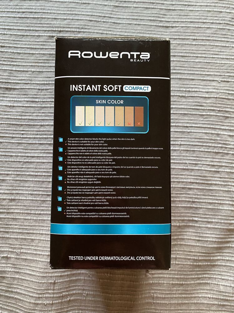 Rowenta Instant Soft Compact - Depiladora a laser