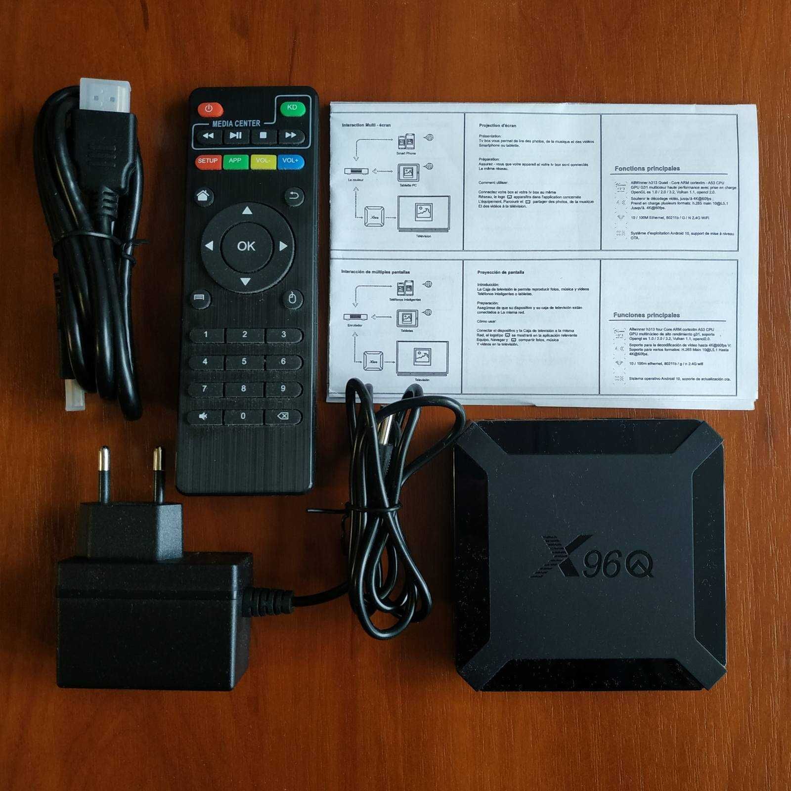 X96Q 4K 2/16GB WIFI Smart TV приставка інтернет медіаплеєр