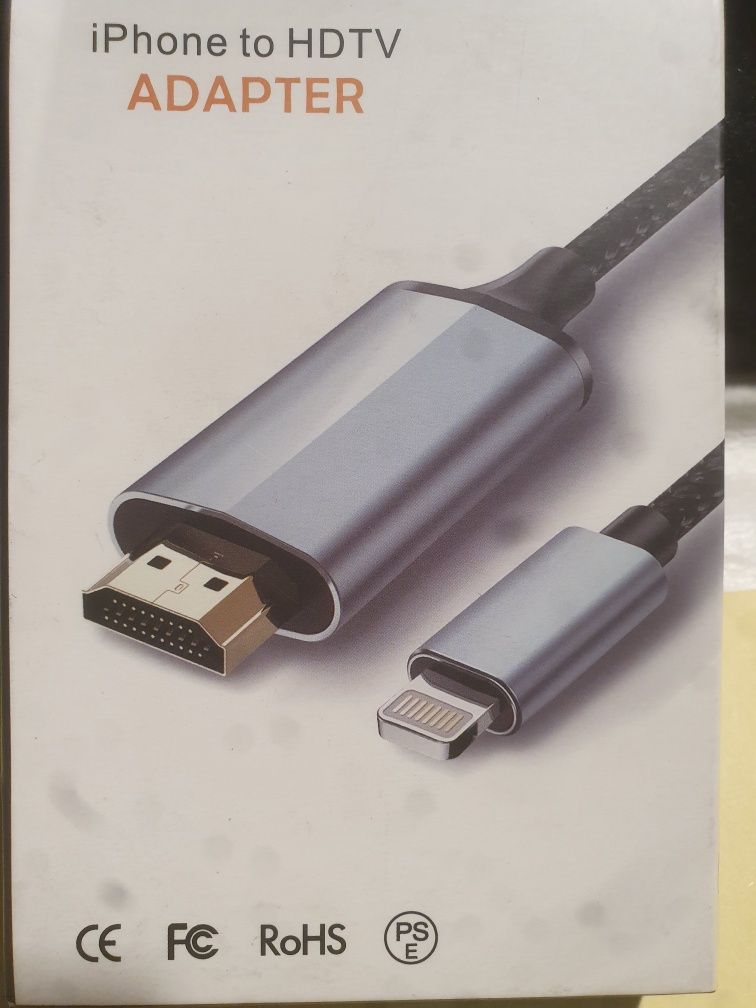 Kabel HDMI do iPhone'a, kabel konwertujący HDMI 2,0 m,