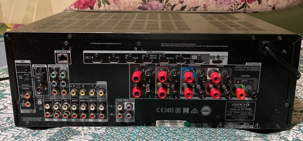 AV-ресивер Onkyo HT-R693 (HDMI, 7.1, WI-FI, Bluetooth, 4k)