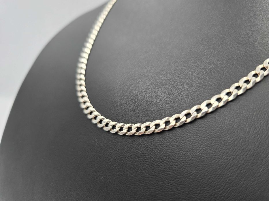 Łańcuszek srebrny pancerka 53cm Szerokość -5mm pr.925 |PLUS Lombard