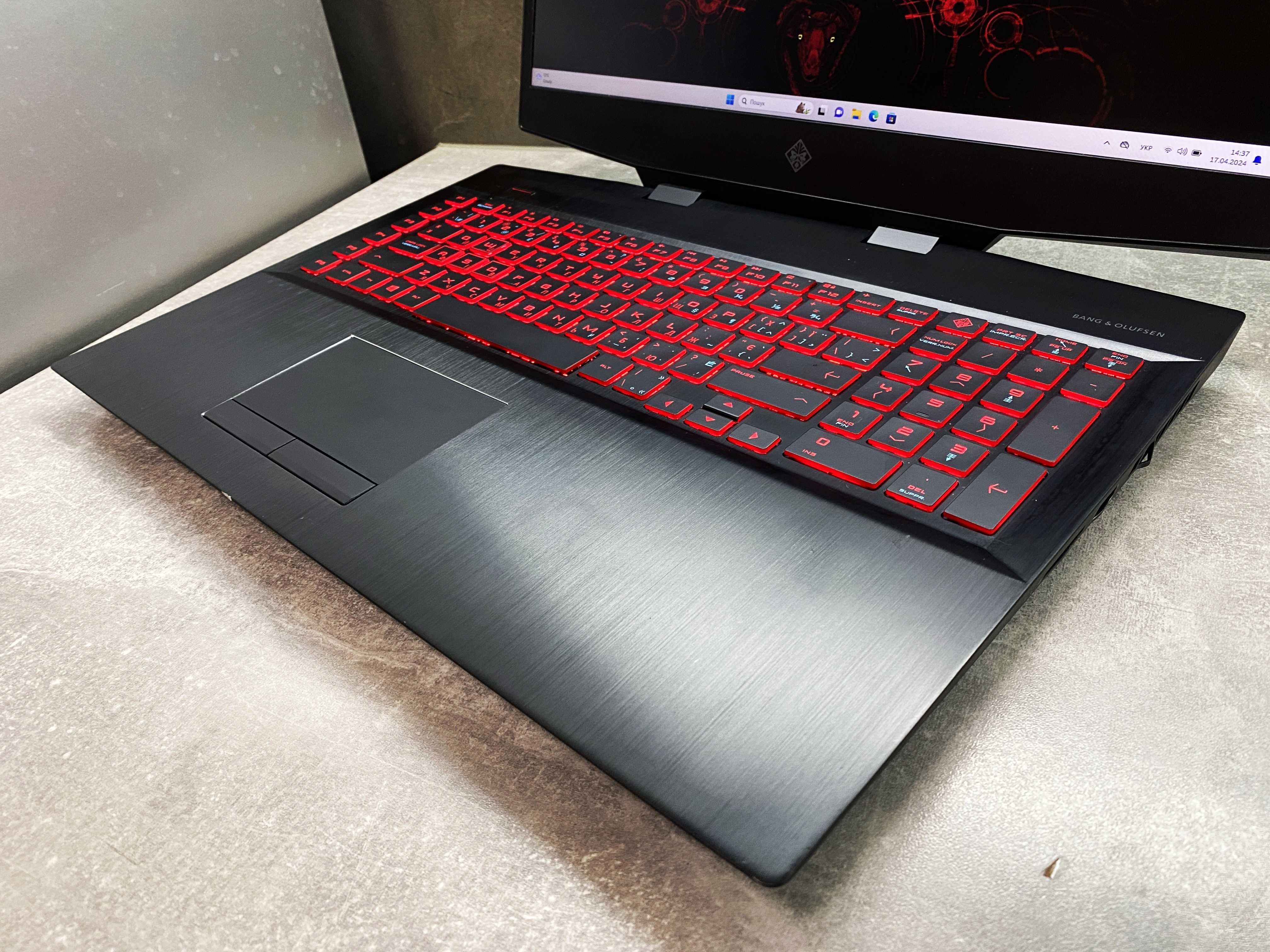 Ігровий Великий HP Omen 17.3/GTX 1660ti/i7-10750