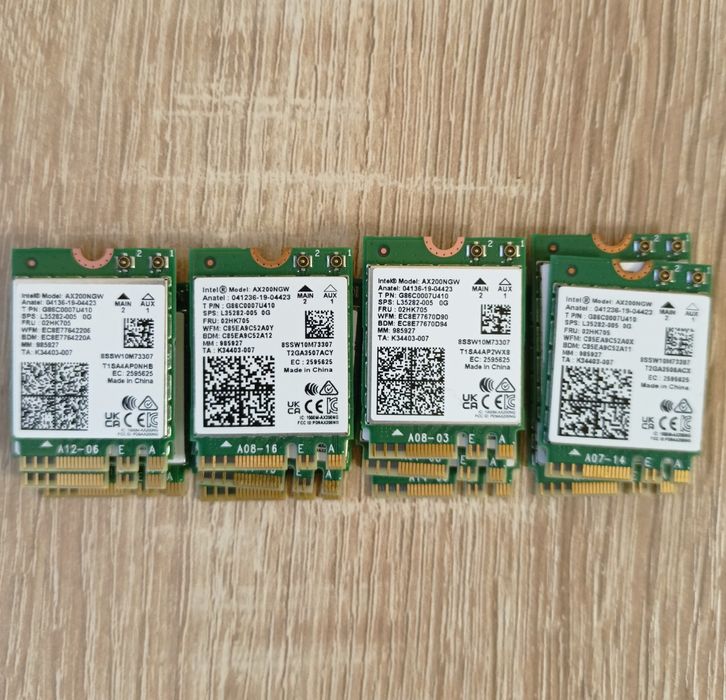 Адаптер WiFi-6 Intel AX200NGW 802.11ax + Bluetooth 5.2