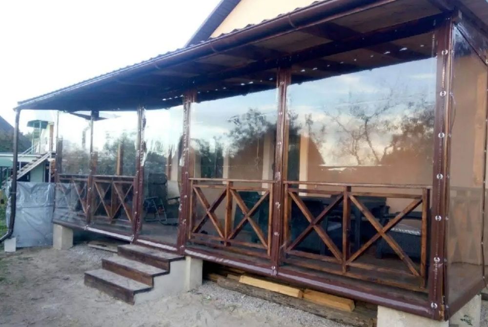 Штори Пвх.М'які вікна.Тенти.Гнучкі вікна.Мягкие окна.