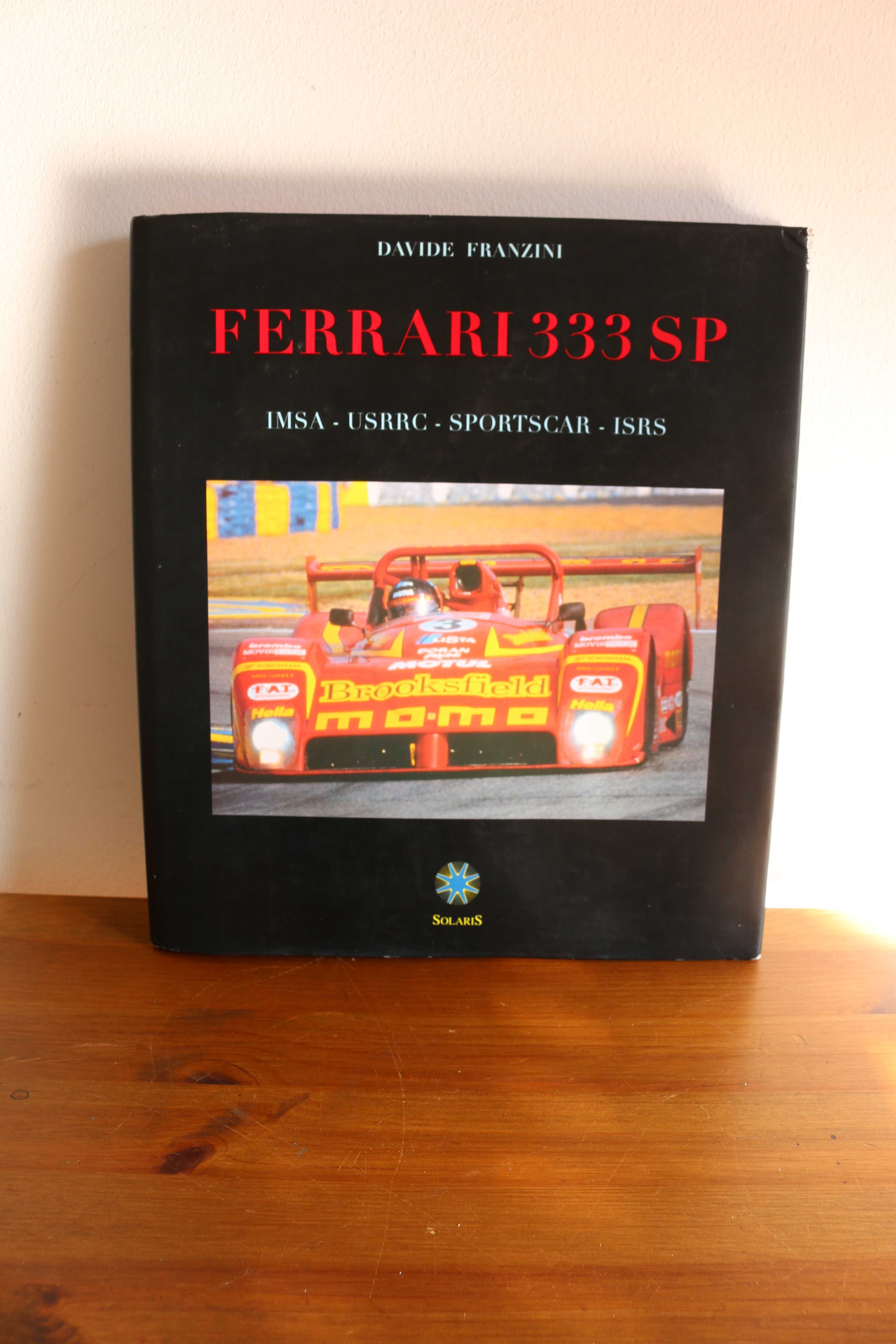 Livro Ferrari raro "Ferrari 333SP" Solaris