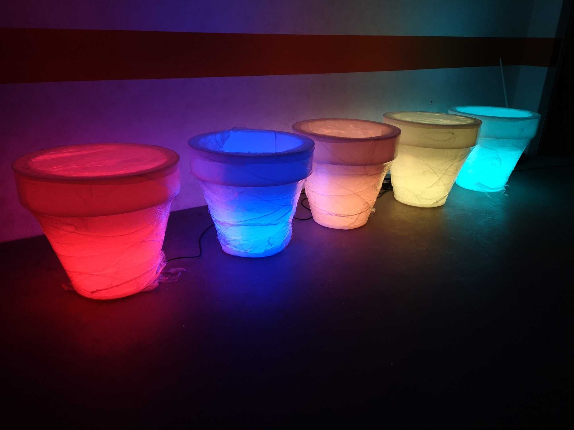 Vaso com iluminação