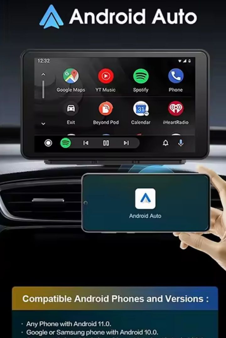 Radio stacja multimedialna carplay android auto