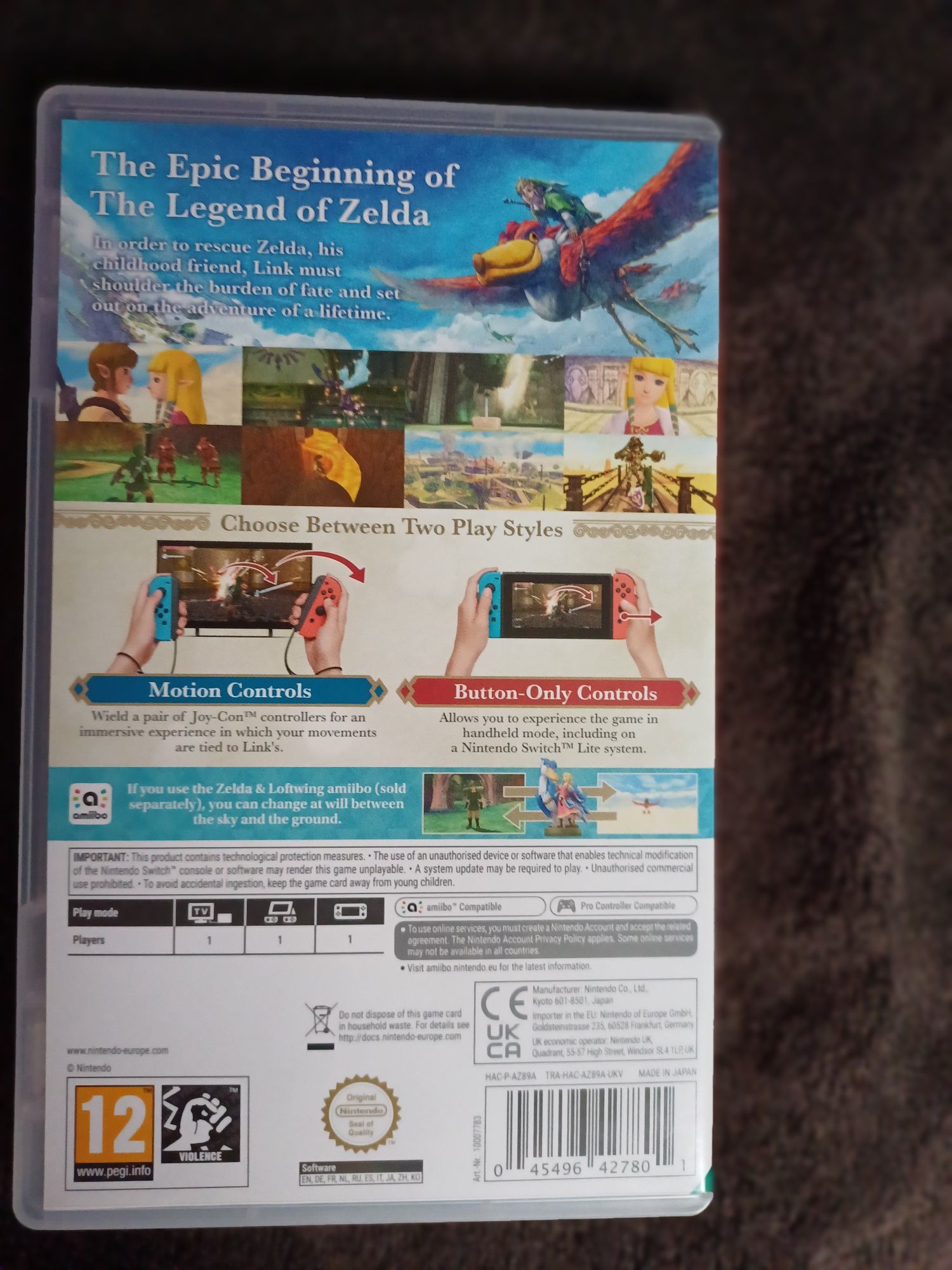Gra Zelda ba Nintendo Swich