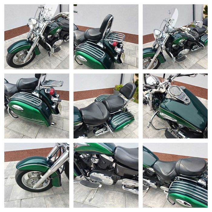 Kawasaki VN 1500 Classic Tourer, 1998 r. SZYBA, transport, raty!