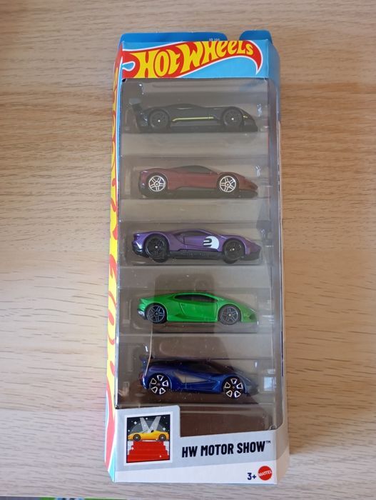 Vendo hot wheels pack 5 hw motor show