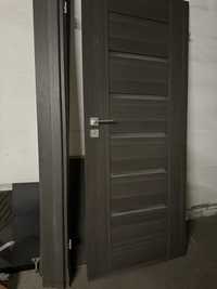 Drzwi silidne i drewniane z futryną wymiat 80cm