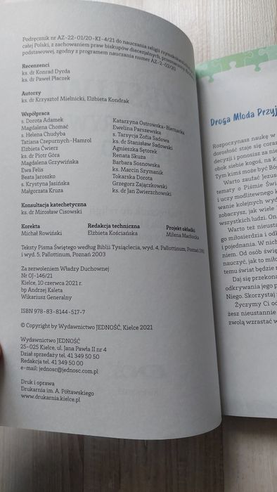 Podręcznik do religii klasa 6