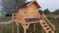 Domek dla dzieci lite drewno